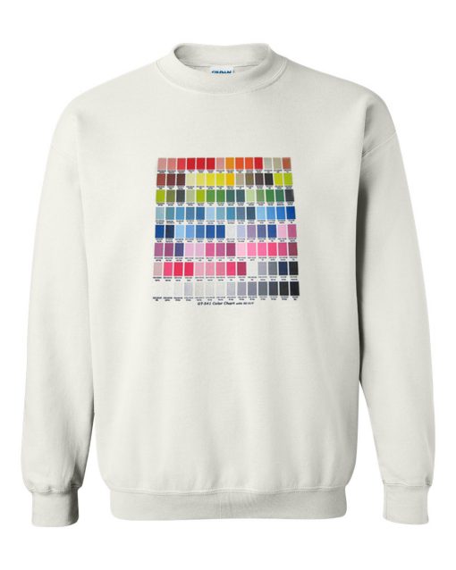 Color Chart Sweatshirt