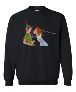 Peter Pan kisses sweatshirt