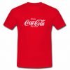 enjoy coca cola trademark t shirt