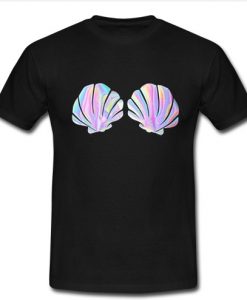 mermaid shell t shirt