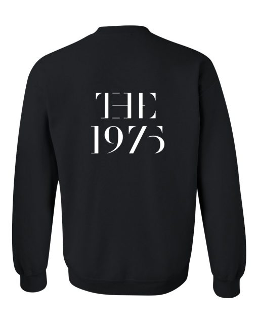 the 1975 logo sweatshirt back