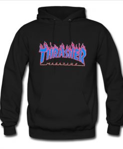 thrasher magazin blue hoodie