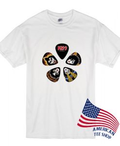Kiss Guitars Picks T Shirt