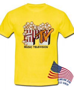MTV Popcorn Logo T Shirt