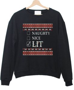 Naughty Nice Lit Sweatshirt