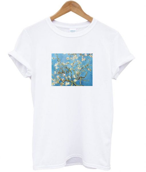 Van Gogh Almond Blossoms Tree T shirt
