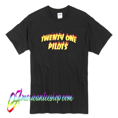 Twenty One Pilots Flame Logo T Shirt