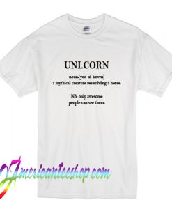 Unicorn Definition T Shirt
