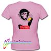 Y'elllo Monkey T Shirt Back