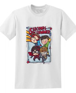 5 seconds of summer the avengers cartoon T Shirt