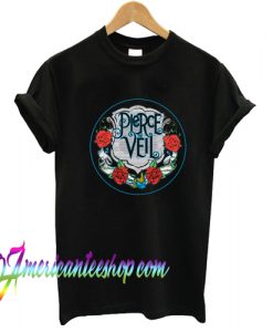 Pierce The Veil Rose Logo Tshirt