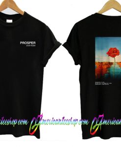 Prosper Sub rosa rose flower T Shirt Twoside