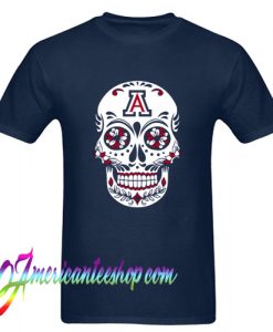 Sugar Skull University of Arizona T Shirt