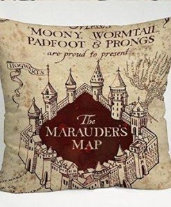 The Marauders Map Harry Potter Pillow Cases