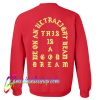 We On An Ultralight Beam Kanye West This Is A God Dream Sweatshirt Back