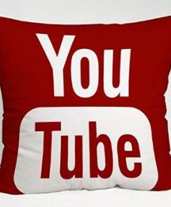 Youtube Icon Social Media Pillow Case