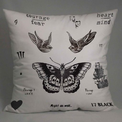 harry style tattoo Pillow Case
