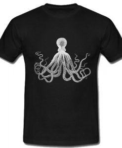vintage octopus T Shirt