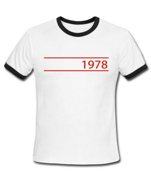 1978 Vintage 70's Ringer shirt