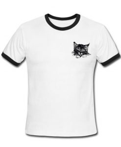 Cat Pocket Ringer Shirt
