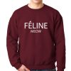 Celine Paris Feline Meow Sweatshirt