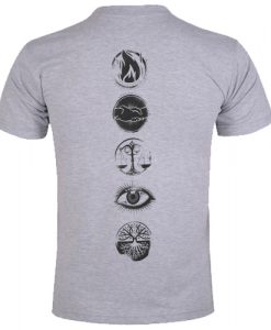 Divergent Five Factions T-Shirt Back