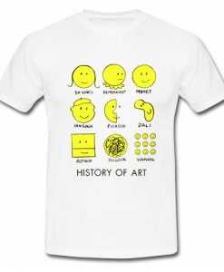 History of Art Da vinci Rembrandt Monet Van Gogh T-Shirt