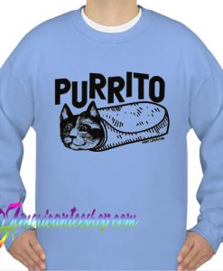 Purrito Mexican Food Sweatshirt