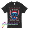Stitch Ohana Christmas ugly T Shirt