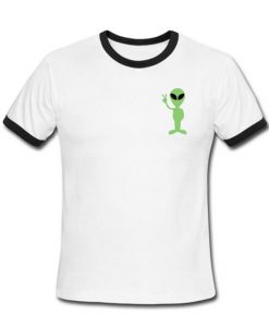 Ufo Alien Ringer Shirt