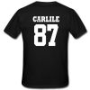 carlile 87 T shirt Back