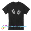 Skeleton Rock Hands T Shirt