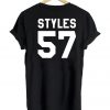 harry styles 57 T shirt Back