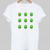 alien green head T shirt