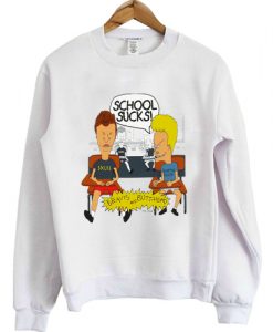 Beavis and Butt Head School Sucks Sweatshirt