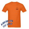 Halloween Pumpkin Pocket T Shirt
