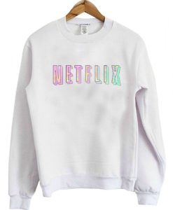 Holographic netflix sweatshirt