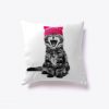 Cat in a Pink Hat Pillow Case