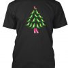 High Heel Christmas Tree T Shirt