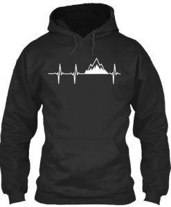 Mountains In My Heartbeat Hoodie
