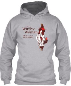 Witchy Woman Superpower Halloween Hoodie