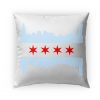 Chicago Flag Skyline Pillow Case