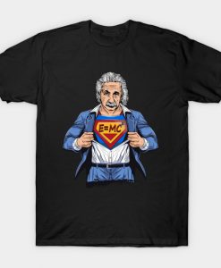 Einstein super hero T Shirt