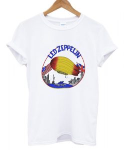 Led Zeppelin Vintage Shirt 1975 North American Tour Tshirt