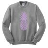 Pineapple Print Art Sweatshirt