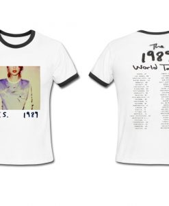 The 1989 World Tour Taylor Swift Ringer Shirt Twoside