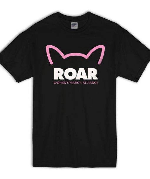 Women's March Alliance Pink Pussy ROAR T Shirt