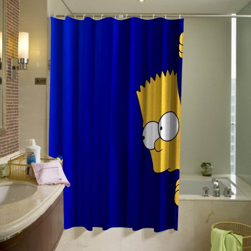 Bart Simpsons Shower Curtain