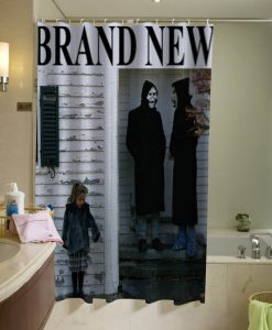 Brand New The Devil And God Are Raging Inside Me shower curtain