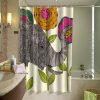 Flower Elephant Shower Curtain